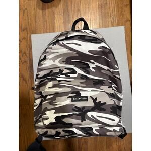 balenciaga arctic camo backpack